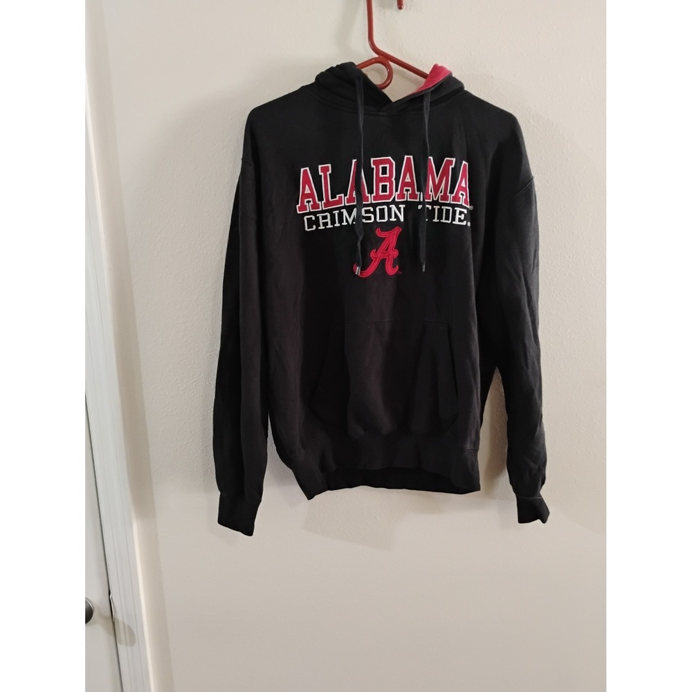 Campus Heritage Alabama Crimson Tide Hoodie Mens Medium Black Red Script A Logo